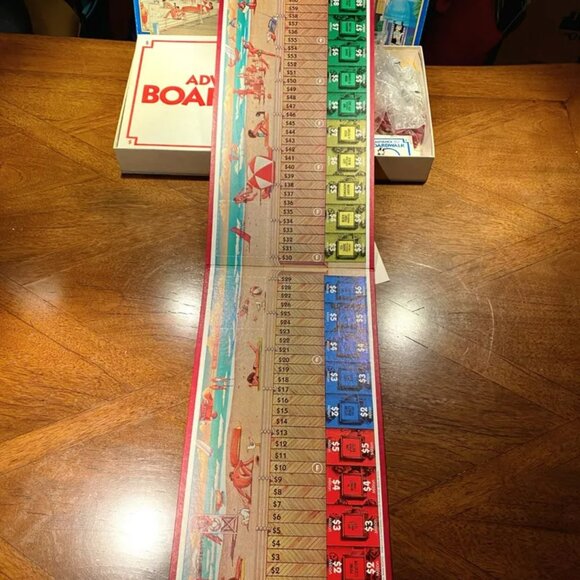 Advance To Boardwalk Game Set Complete Parker Brothers - Picture 4 of 7